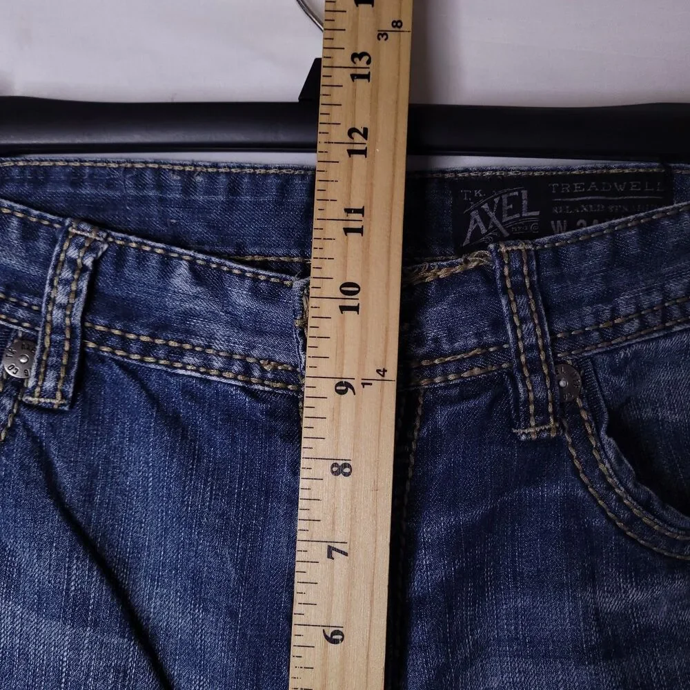 TK Axel Jeans Mens 34x30 Relaxed Straight Madison
